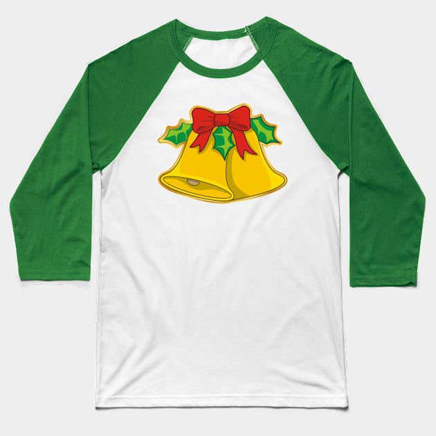 Christmas Bells Baseball T-Shirt by sifis